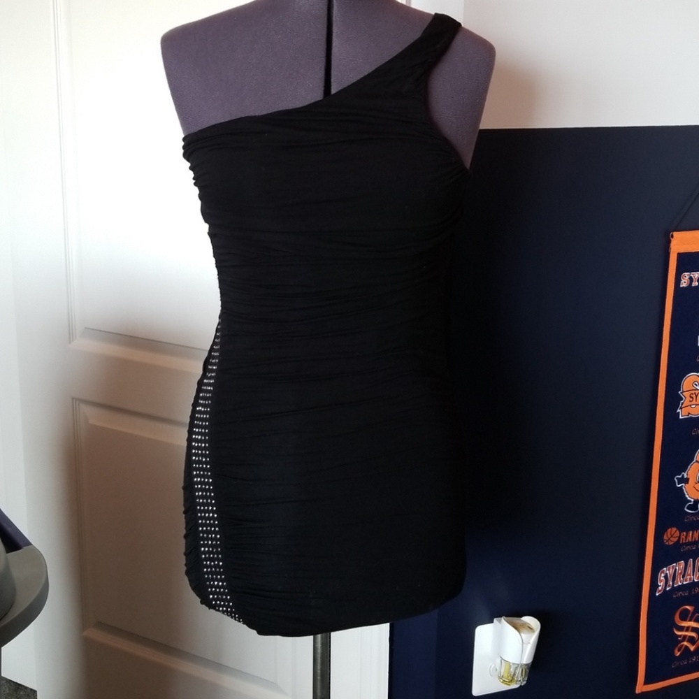 Asymmetrical Mini Dress, SZ XS